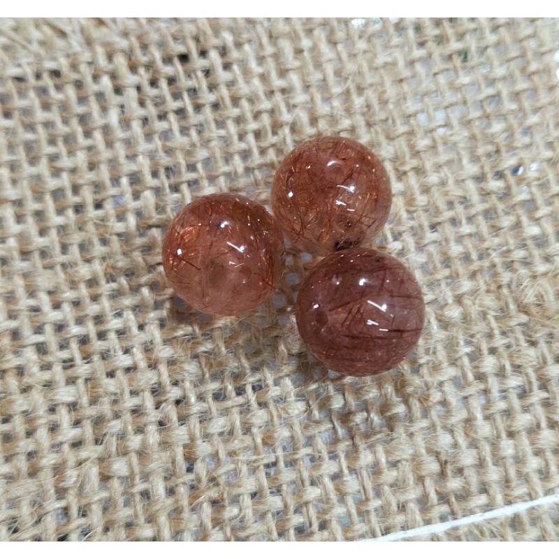 Viên đa thach anh chuẩn 3A làm handmade xâu vòng phong thủy may mắn