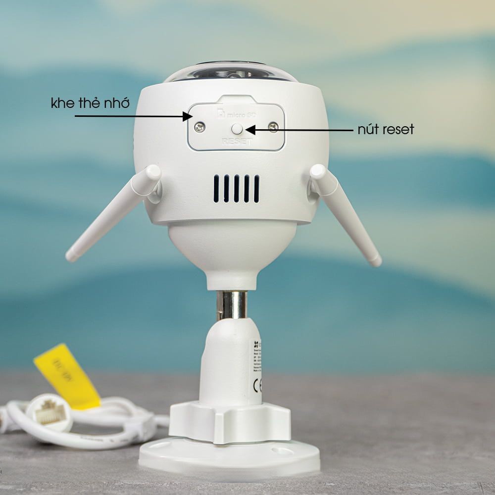 Camera wifi AI Ezviz 5MP thông minh, màu ban đêm siêu nét, đàm thoại 2 chiều, H3 5MP 3K