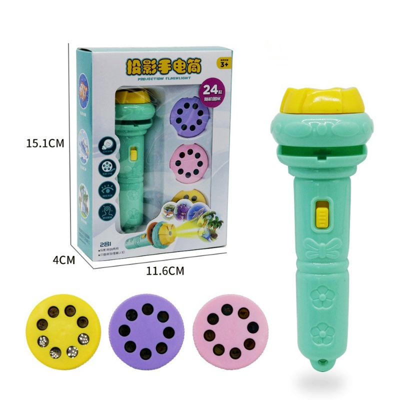 Đèn pin chiếu hình ngộ nghĩnh cho bé đồ chơi trẻ em
