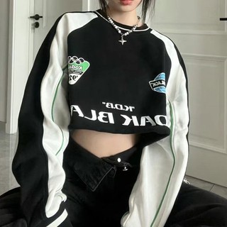 Áo sweater croptop thể thao