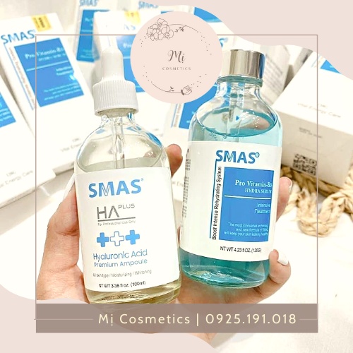 Serum Smas HA Plus & Serum Pro B5 cấp ẩm, phục hồi da