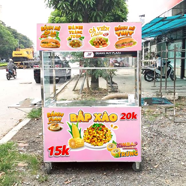 Poster decal BÁNH MÌ THỊT trang trí quán nước, dán tường, tủ kính,cao cấp chống nước- A4 cắt sẵn chỉ cần lột dán