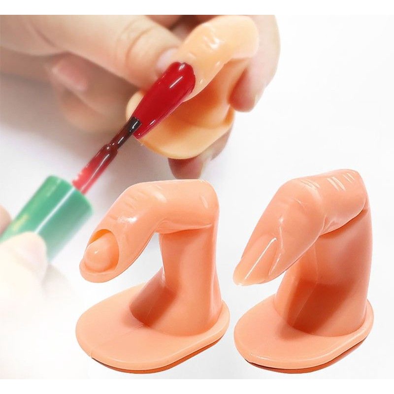 Ngón tay giả học làm Nail , Tập vẽ gel đắp móng chuyên dụng