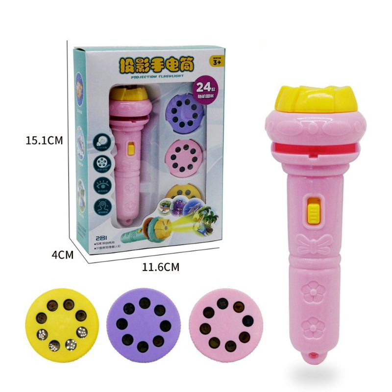 Đèn pin chiếu hình ngộ nghĩnh cho bé đồ chơi trẻ em
