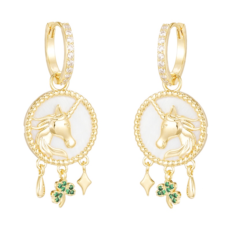 Bông Tai Hình Vỏ Sò Phong Cách Hàn Quốc Thanh Lịch