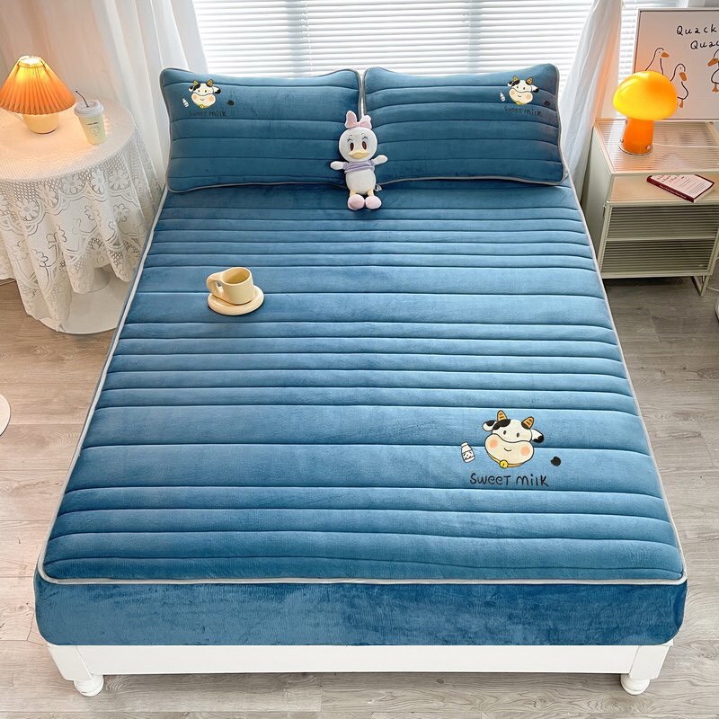 Thảm Ga gối Nỉ massage hoạ tiết Disney cao cấp