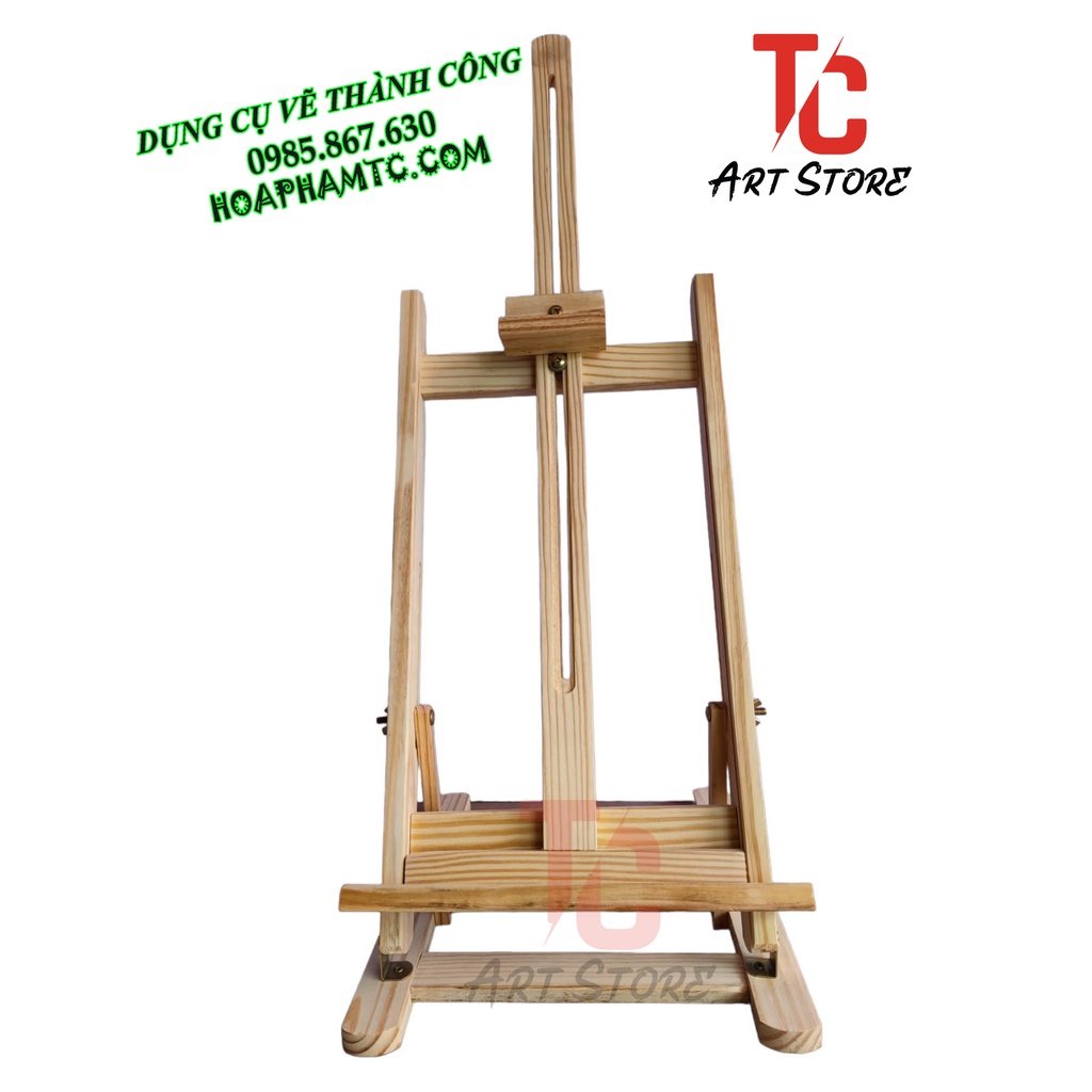 Giá vẽ gỗ mini để bàn, giá vẽ học sinh - Giá vẽ xếp
