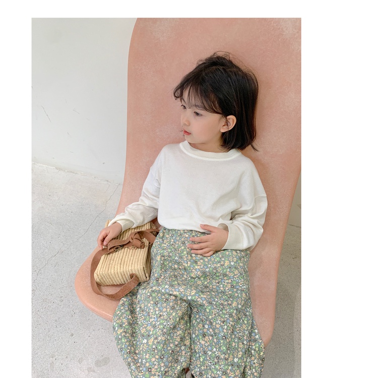 Áo Thun Đồng Phục Tay Dài Thời Trang Thu Đông 2022 Mới Cho Bé Gái