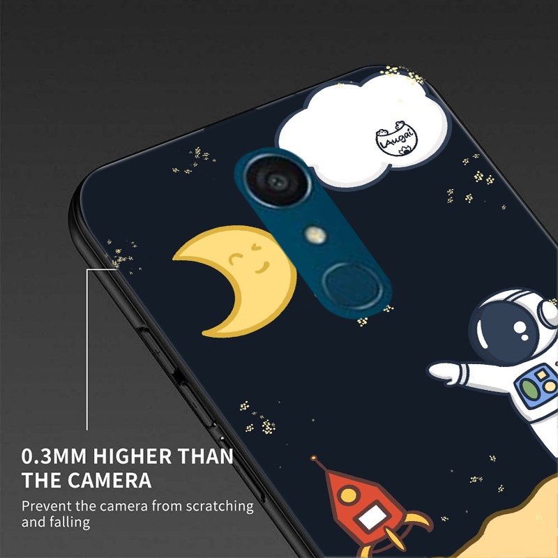 Ốp Điện Thoại tpu Dẻo Họa Tiết Hoạt Hình Phi Hành Gia Dễ Thương Cho lg q9 lg q9 q 9 lgq9