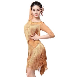 Đầm khiêu vũ Latin dán đá