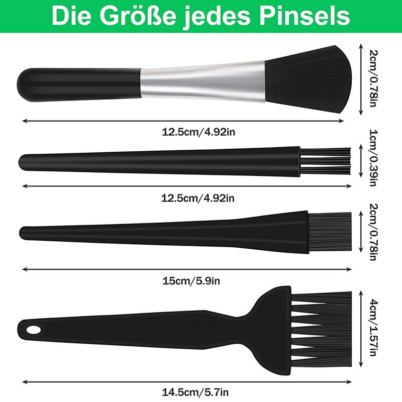Bộ 4 Cọ Vệ Sinh Bàn Phím Máy Tính Chống Tĩnh Điện