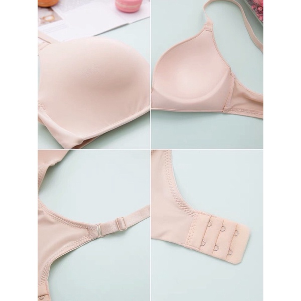 L2019 Áo ngực nữ su lạnh không gọng, mút mỏng - Áo lót nữ mềm mại, thoải mái.