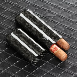 Box Cigar Carbon 2 điếu nhỏ gọn