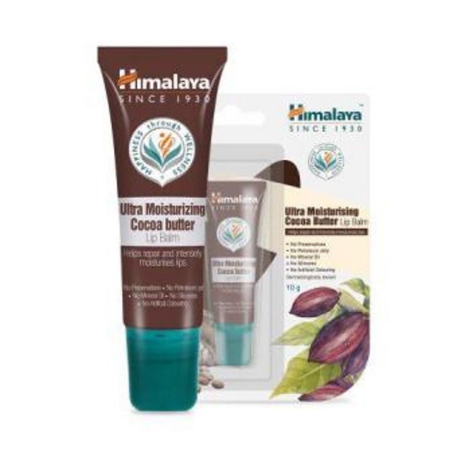 Son Dưỡng Môi Himalaya Herbals Hương Bơ Cacao 4.5g - Intensive Moisturizing Cocoa Butter Lip Balm