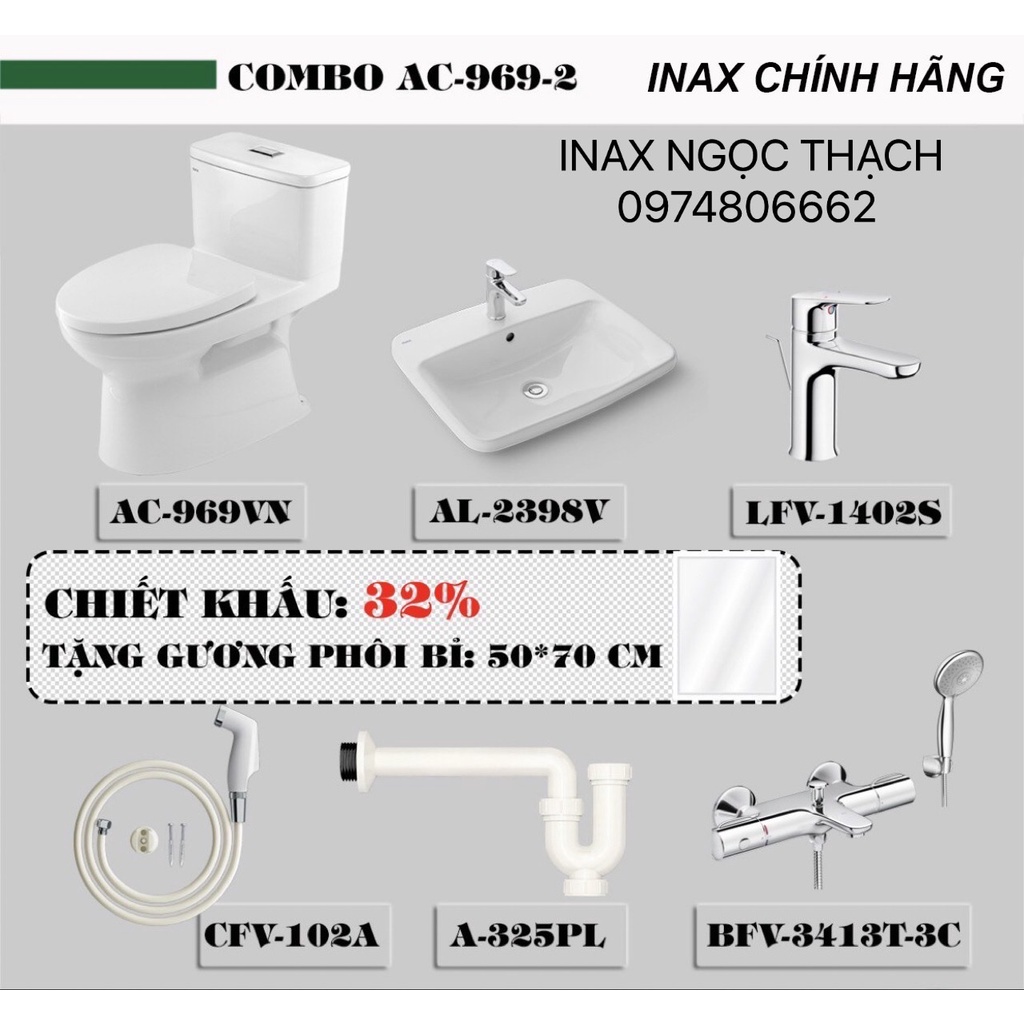 Combo AC-969VN (Chậu bàn đá – Sen cây)