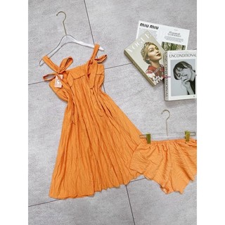 Đầm Ngủ Lụa Tơ Gân