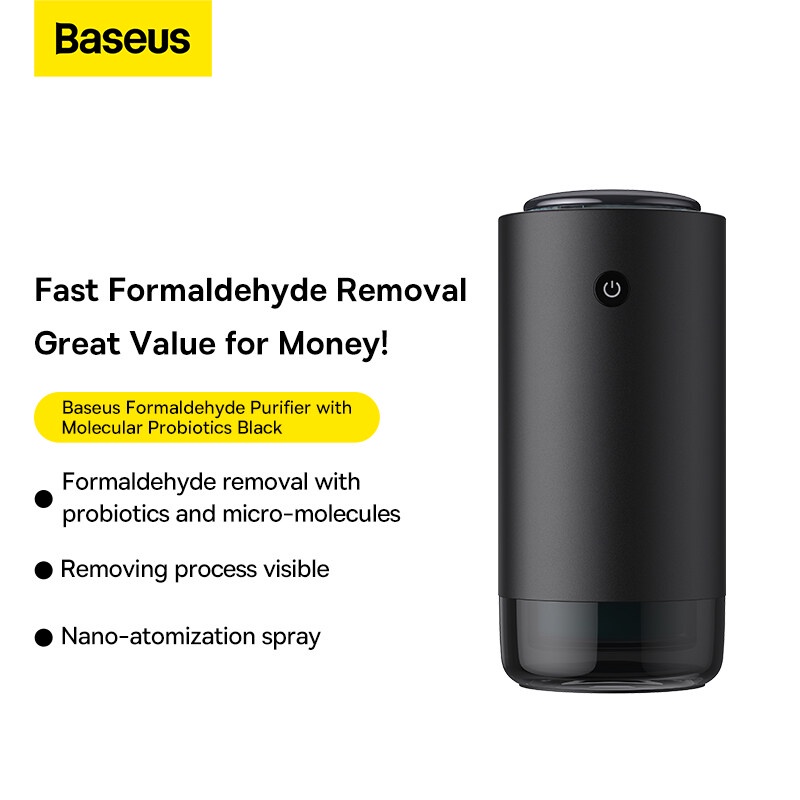 Baseus Máy Lọc Loại Bỏ Formaldehyde Men Vi Sinh Phân Tử Cho Gia Đình Văn Phòng Máy Lọc Loại Bỏ Formaldehyde Cho Ô Tô