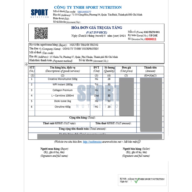 SFD Creatine Monohydrat 500g