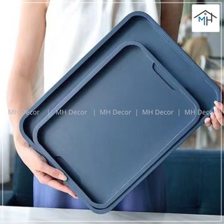 Khay gỗ xanh decor - kt04