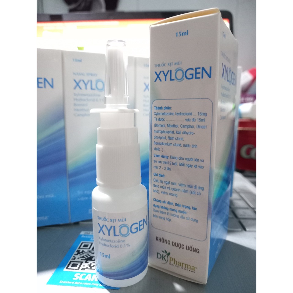 Combo 10 chai_Dung dịch xịt mũi XYLOGEN Dược Khoa - Giúp thông thoáng mũi