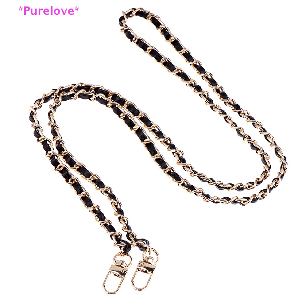 Phụ Kiện Dây Xích Màu Vàng / Bạc / Đen Chuyên Dụng Cho Túi Xách Mới