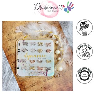 Charm nơ các mẫu hot gắn nail siêu xinh