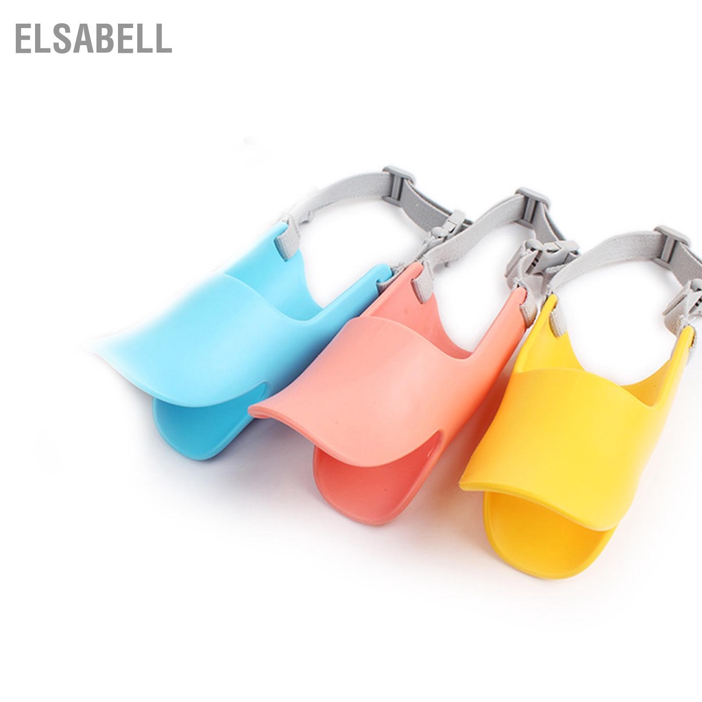 Elsabell Miếng Dán Miệng Chó Chống Biteproof Thoải Mái Vịt Hình Mõm Cho Huấn Luyện