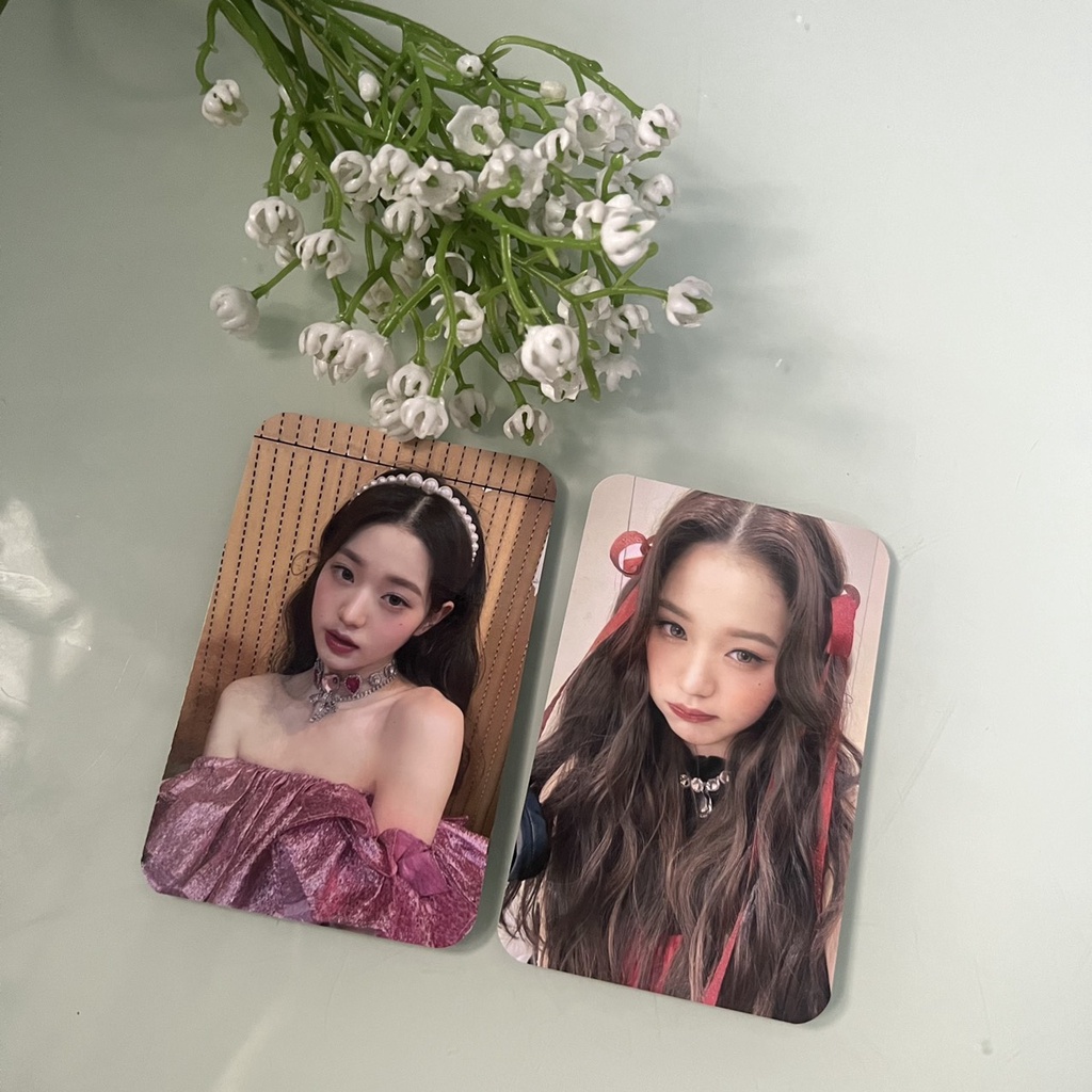 Fanmade card ảnh bo góc Wonyoung l IVE