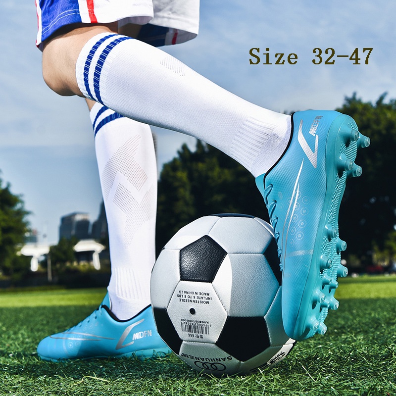 Giày Đá Banh Cổ Thấp Thoáng Khí Size Lớn 46 47 Dành Cho Người Lớn Và Trẻ Em Size 32-47