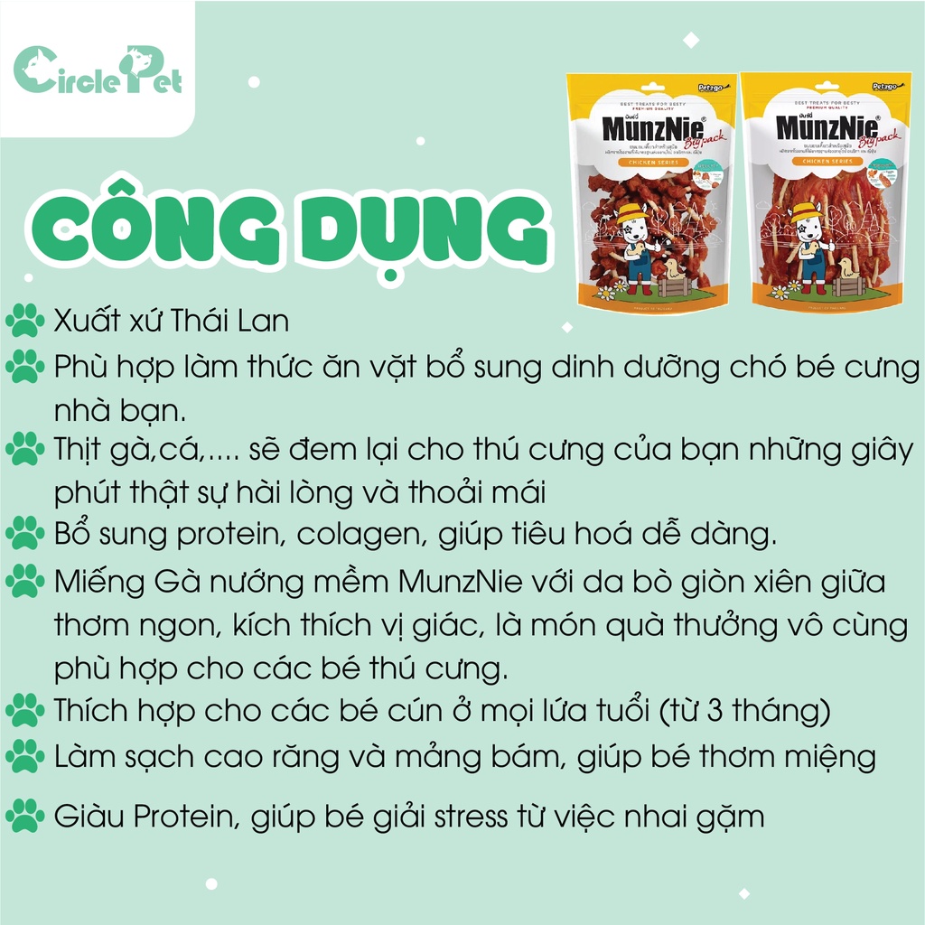 Snack thưởng MunzNie cho chó - CirclePet