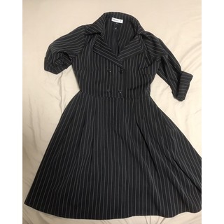 Pass váy kẻ đen hàng thiết kế May size S/M