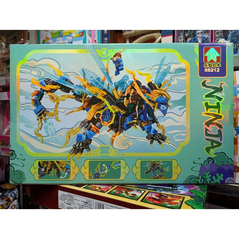 Xếp hình lắp ghép lê gô NINJA Rồng 68212