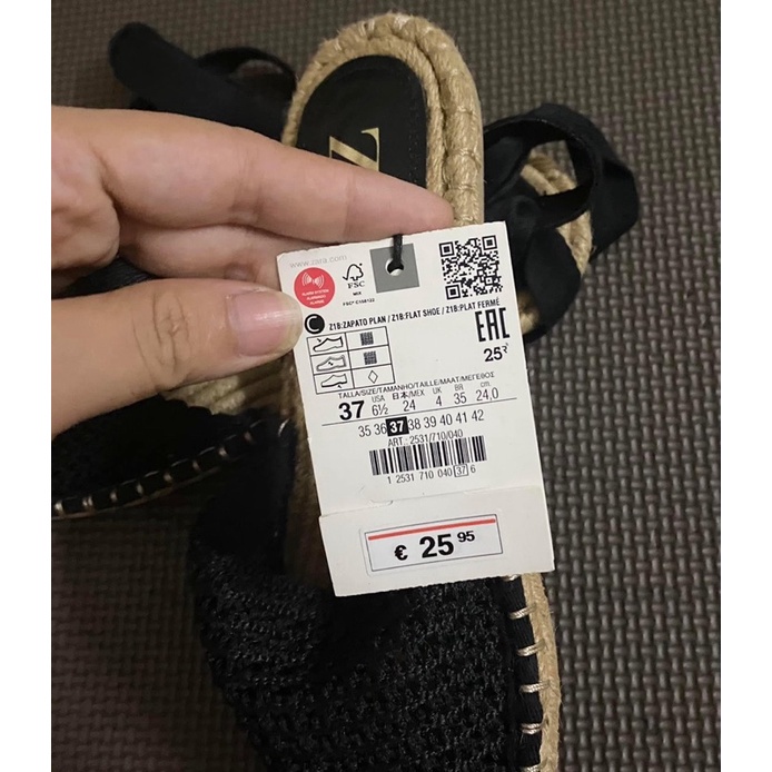Dép sandal z.ara vnxk size 37/38/39/40/41/42