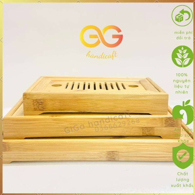 [HÀNG XUẤT] KHAY TRÀ GỖ TRE 2 LỚP CAO CẤP, KHAY ĐỰNG ẤM CHÉN PHA TRÀ SANG TRỌNG, HIỆN ĐẠI PHONG CÁCH NHẬT BẢN