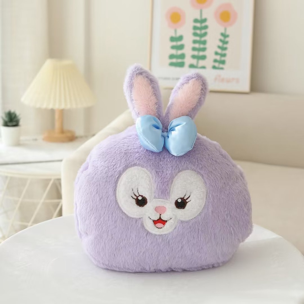 Gấu dâu Lotso Bộ 4 Gối Giữ Ấm Tay Hình Cinnamoroll StellaLou Melody KT Lucifer Kuromi