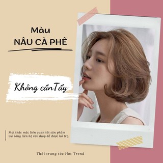 Thuốc nhuộm tóc màu Nâu Cafe LAHAVA 100ml