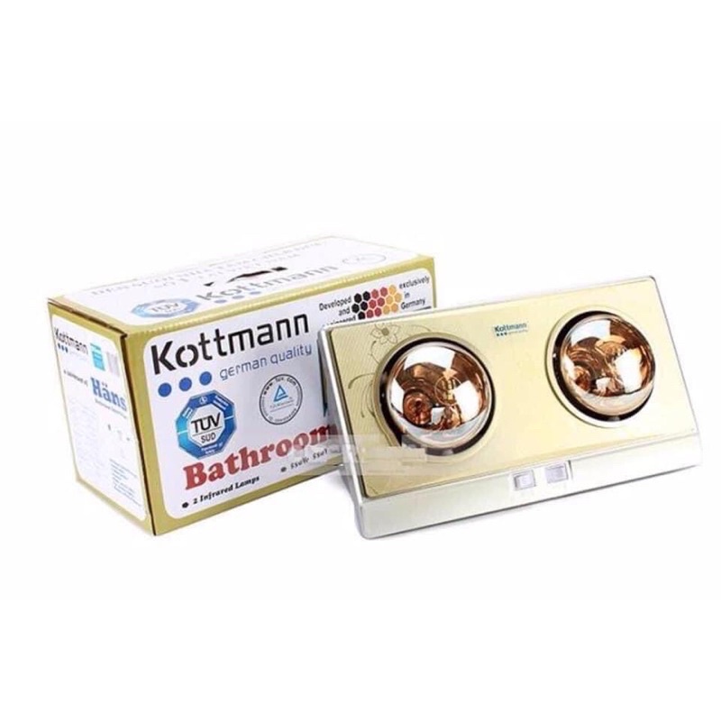 Bóng đèn sưởi, Đèn sưởi nhà tắm 2 bóng , 3 bóng cao cấp chống cháy nổ đui sứ