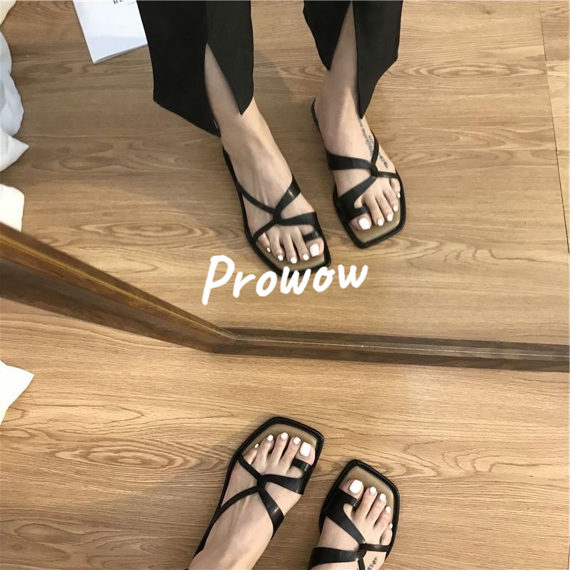 Dép Sandal Xỏ Ngón Thời Trang Hàn Quốc Mới Cho Nữ