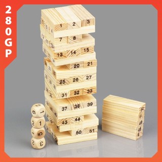 Bộ trò chơi rút gỗ 54 thanh,chống thấm mốc mini