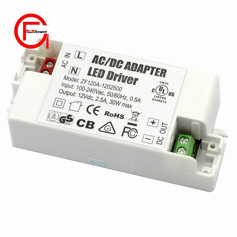 Bộ Cung Cấp Nguồn Điện 30W LED Driver 240V - DC 12V Cho Dây Đèn LED G4 MR11 MR16