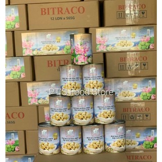 Hạt Sen đường phèn Bitraco 565gr. Topping trà sen, chè nhãn hạt sen