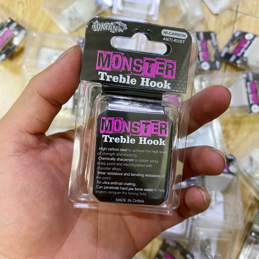 Lưỡi 3 tiêu Toman Monters - siêu cứng - siêu bén - chống gỉ sét