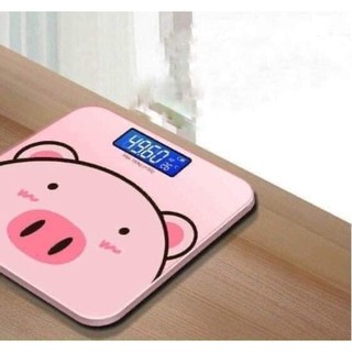 Cân điện tử con heo đáng yêu tặng kèm pin