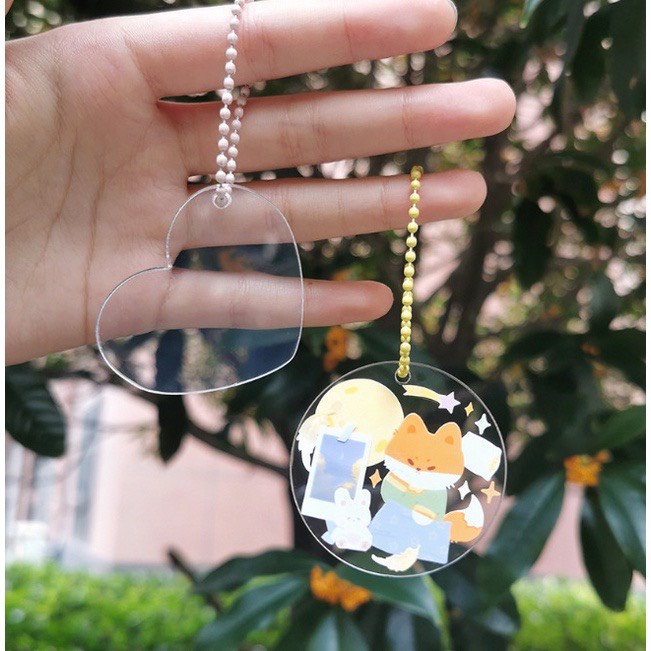 [MK06] Combo 5 móc khóa acrylic DIY Keychain tự trang trí