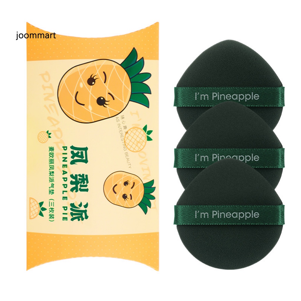 Set 3 Mút Trang Điểm Hình Tròn Có Thể Tái Sử Dụng Cho Nữ