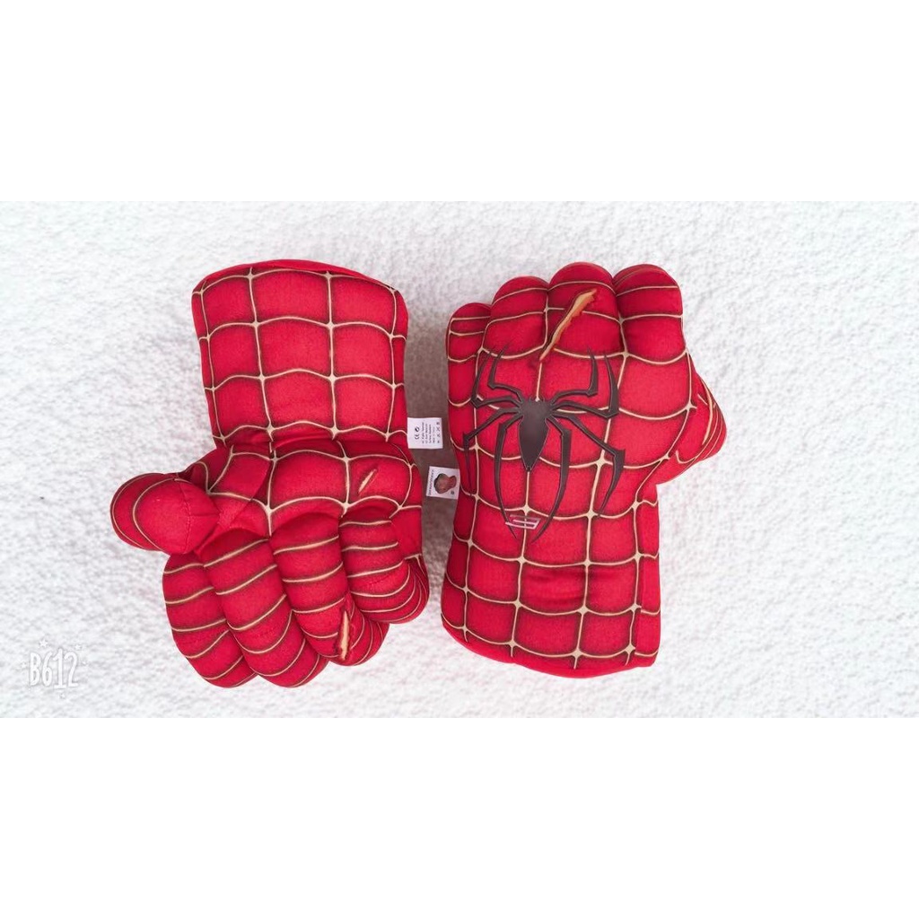 Găng Tay Đấm Bốc Nhồi Bông Hình Nhện / Hulk / Iron Man / Thanos / Spider-Man / Avengers Mới Cho Trẻ Em