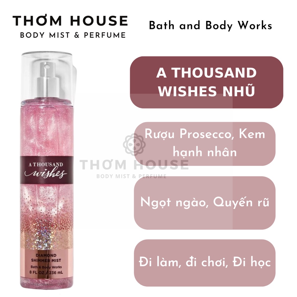 Body Mist Nhũ 236ml- Xịt thơm Body Mist Ánh Nhũ Into The Night Lấp Lánh, Sang Trọng