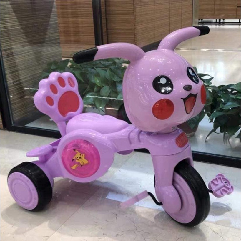 Xe đạp 3 bánh Pikachu phát nhạc cho bé
