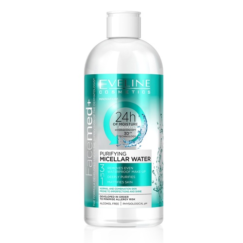 Nước Tẩy Trang Eveline Facemed+ Sạch Sâu 3 Tác Động 400ML