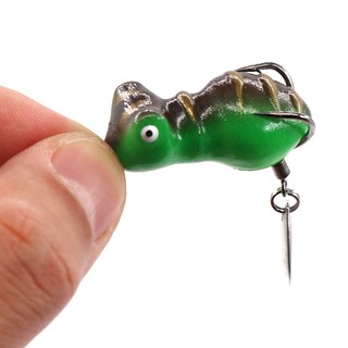 Mồi Câu Cá Mini Mềm 4cm / 5g Hình Ếch Sấm Sét